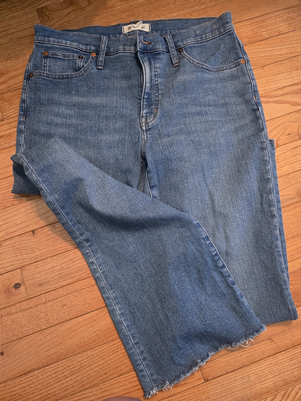 Madewell Indigo Blue High-Rise Denim Jeans